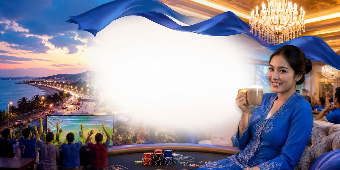 Casino entertainment atmosphere in Kuantan with traditional baju kurung attire